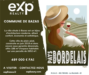 propriete à la vente -   33430  BAZAS, surface 188 m2 vente propriete - UBI455511227
